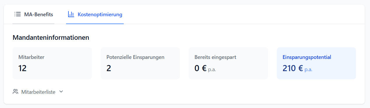 Kostenoptimierung 3